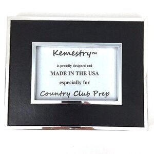 Silver Black Picture Frame 4 x 6 Photo Table Top Stand Up or Hang 9.75 x 8 Total